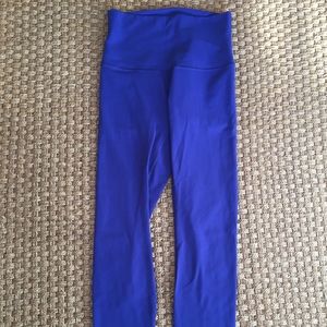 Lululemon Blue leggings Luon Wunder Under hirise 6